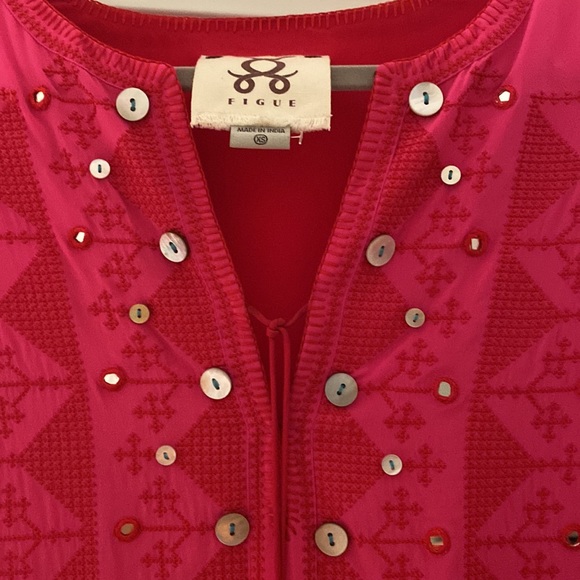 Figue silk caftan size xs - Picture 4 of 6